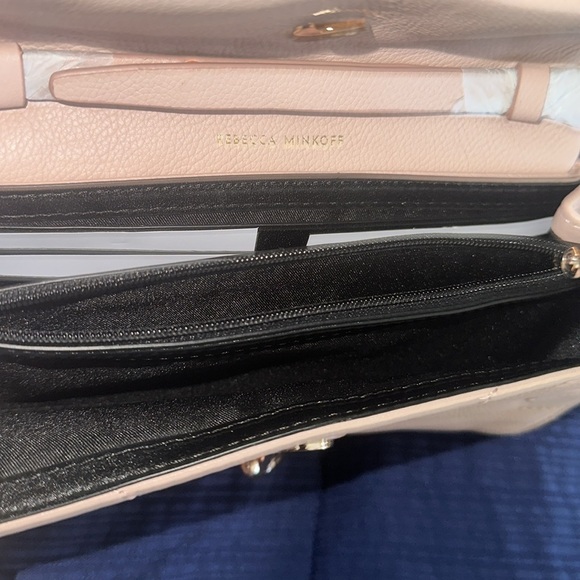 Rebecca Minkoff dusty pink with Rose good chain and leather strap. - Picture 7 of 12